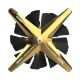 Кулер для корпуса Alseye X12 (Golden WK Push) (AS.04.03.0024) - Вентиляторы к корпусам - Вентиляторы к корпусам