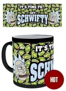 Чашка хамелеон GB eye Rick and Morty Heat Change Mug Get Schwifty Рик и Морти 320 мл