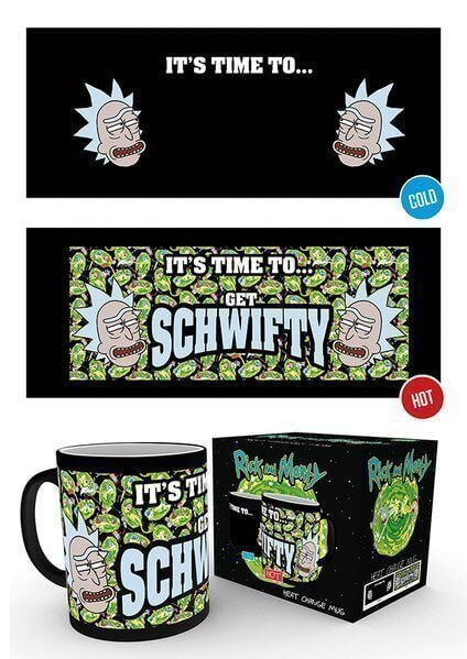 Чашка хамелеон GB eye Rick and Morty Heat Change Mug Get Schwifty Рик и Морти 320 мл -   -