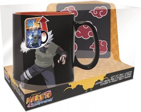 Подарочный набор Abystyle Naruto Shippuden Kakashi Mug and Coaster Наруто Какаши чашка и подставка -   -