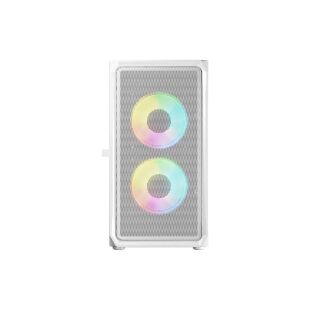 Корпус для ПК Logic concept PORTOS MESH+GLASS ARGB fans 3x120mm WHITE (AM-PORTOS-20-0000000-0002)