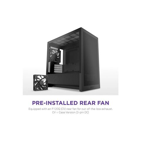 Корпус для ПК NZXT H3 Flow All Black (CC-H31FB-01) - Корпуса  - Корпуса 