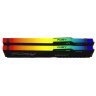 Модуль памяти для компьютера DDR5 16GB (2x8GB) 5200 MHz Beast RGB Kingston Fury (ex.HyperX) (KF552C36BBEAK2-16)
