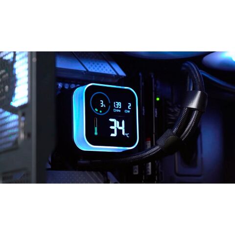 Система жидкостного охлаждения Deepcool LQ360 Black (R-LQ360-BKLSMW-G-1) - Нулевой остаток (Feed) - Нулевой остаток (Feed)