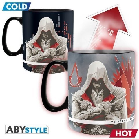 Чашка хамелеон Abystyle ASSASSINS CREED The Assassins Mug Асасини кружка 460 мл -   -