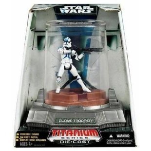 Фигурка Star Wars TITANIUM DIECAST Blue Clone Trooper
