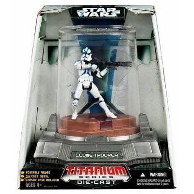 Фігурка Star Wars - TITANIUM DIECAST - Blue Clone Trooper - Фигурки, статуэтки - Фигурки, статуэтки