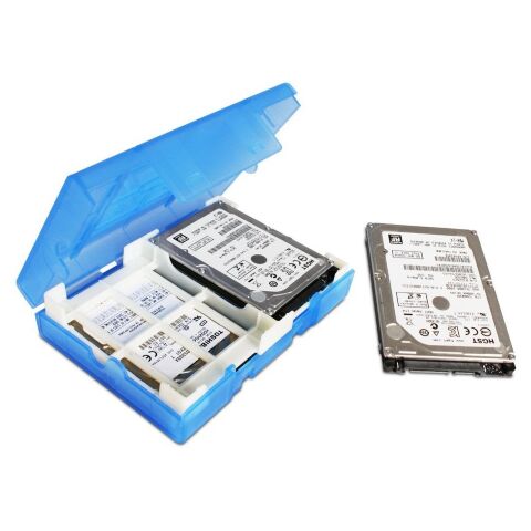 Контейнер для HDD Maiwo KB03 blue - Нулевой остаток (Feed) - Нулевой остаток (Feed)
