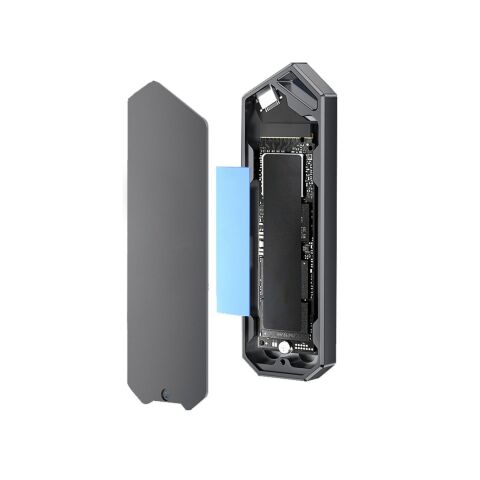 Карман внешний Dynamode M.2 SSD NVMe/SATA combo to USB3.2 GEN2 USB-C (DM-CAD-SSD14) - Нулевой остаток (Feed) - Нулевой остаток (Feed)