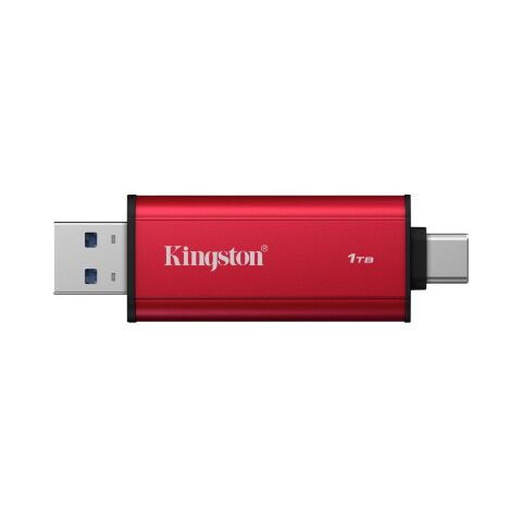 Накопитель SSD USB Type-C 1TB Dual Portable Kingston (SPSD/1TB) - Нулевой остаток (Feed)  - Нулевой остаток (Feed) 