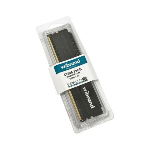 Модуль памяти для компьютера DDR5 32GB 6000 MHz Heatsink Black Wibrand (WI6000DDR5D/32GB) - Нулевой остаток (Feed) - Нулевой остаток (Feed)