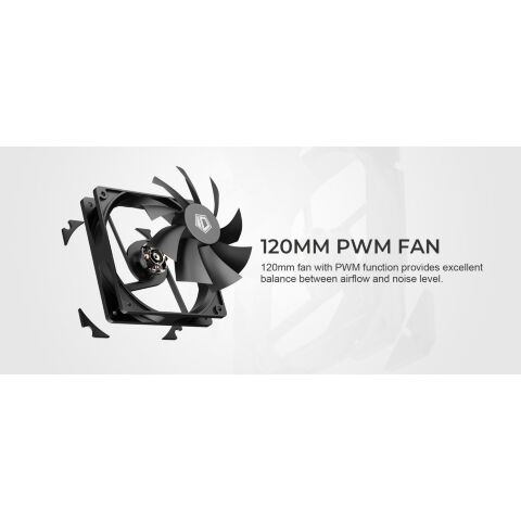 Кулер для процессора ID-Cooling SE-214-XT Black - Нулевой остаток (Feed) - Нулевой остаток (Feed)