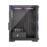 Корпус для ПК 1stPlayer X2-M-BK-4F1-PS-600FK-EU