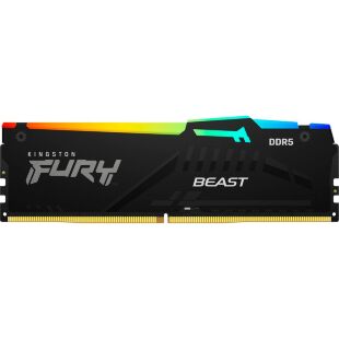 Модуль памяти для компьютера DDR5 32GB 5200 MHz Beast RGB EXPO Black Kingston Fury (ex.HyperX) (KF552C40BB2A-32)