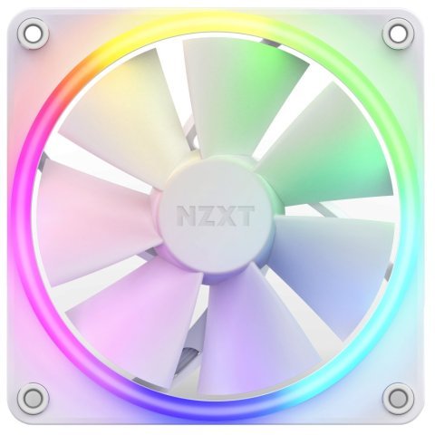 Кулер для корпуса NZXT F120RGB Single (White) (RF-R12SF-W1) - Нулевой остаток (Feed) - Нулевой остаток (Feed)