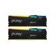 Модуль памяти для компьютера DDR5 128GB (2x64GB) 5600 MHz Beast RGB Kingston Fury (ex.HyperX) (KF556C40BBAK2-128) - Модули памяти для компьютера - Модули памяти для компьютера