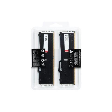 Модуль памяти для компьютера DDR5 128GB (2x64GB) 5600 MHz Beast RGB Kingston Fury (ex.HyperX) (KF556C40BBAK2-128) - Модули памяти для компьютера - Модули памяти для компьютера