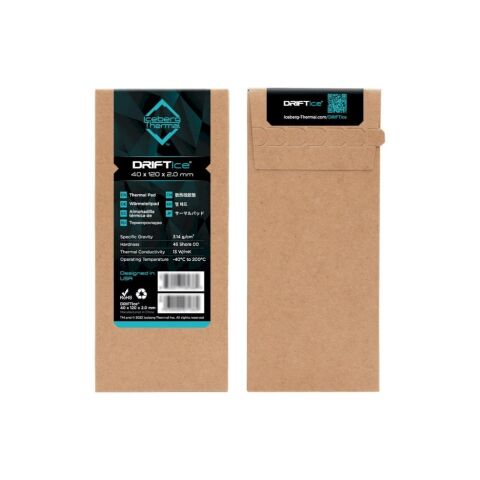 Термопрокладка Iceberg Thermal DRIFTIce Thermal Pad 40mmx120mm 2.0mm (DRIFTICE20-B0A) - Нулевой остаток (Feed)  - Нулевой остаток (Feed) 