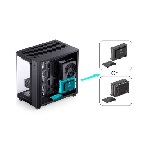 Корпус JONSBO TK-3 Black - Нулевой остаток (Feed)  - Нулевой остаток (Feed) 