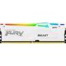 Модуль памяти для компьютера DDR5 16GB 5600 MHz FURY Beast White RGB Kingston Fury (ex.HyperX) (KF556C40BWA-16)