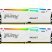 Модуль памяти для компьютера DDR5 64GB (2x32GB) 5200 MHz FURY Beast White RGB Kingston Fury (ex.HyperX) (KF552C40BWAK2-64) - Нулевой остаток (Feed) - Нулевой остаток (Feed)