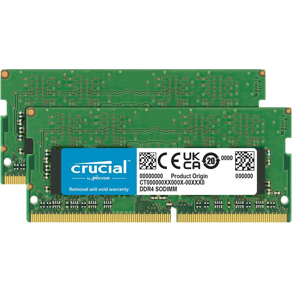 Модуль памяти для ноутбука SoDIMM DDR4 64GB (2x32GB) 3200 MHz Micron (CT2K32G4SFD832A)