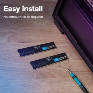 Модуль памяти для компьютера DDR5 8GB 5600 MHz Micron (CT8G56C46U5T)