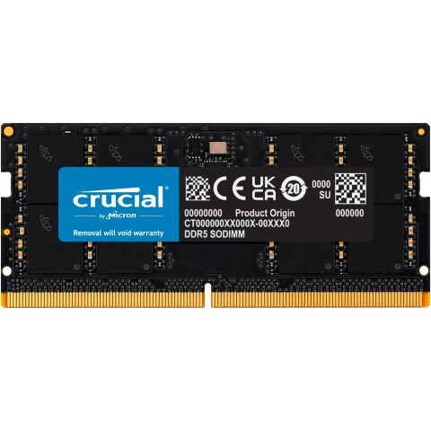 Модуль памяти для ноутбука SoDIMM DDR5 48GB 5600 MHz Micron (CT48G56C46S5) - Нулевой остаток (Feed)  - Нулевой остаток (Feed) 