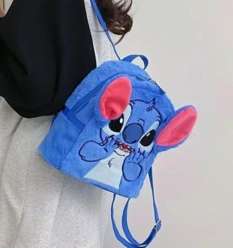 Рюкзак сумка Стич плюш Stitch Plush Backpack 25 * 22 см -   -  