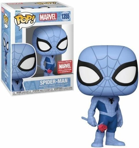 Фигурка Funko Marvel Spiderman Blue Фанко Человек паук с розой (Collector Corps Exclusive) 1355 -   -  