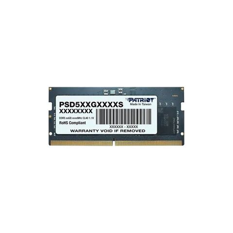 Модуль памяти для ноутбука SoDIMM DDR5 8GB 5600 MHz Patriot (PSD58G560041S) - Модули памяти к ноутбукам  - Модули памяти к ноутбукам 