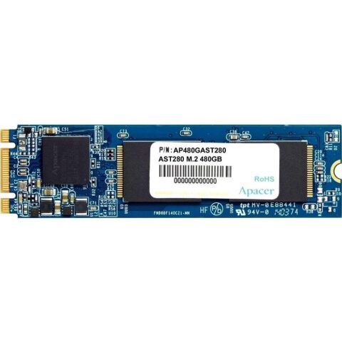 Накопитель SSD M.2 2280 480GB Apacer (AP480GAST280-1) - Внутренние SSD  - Внутренние SSD 
