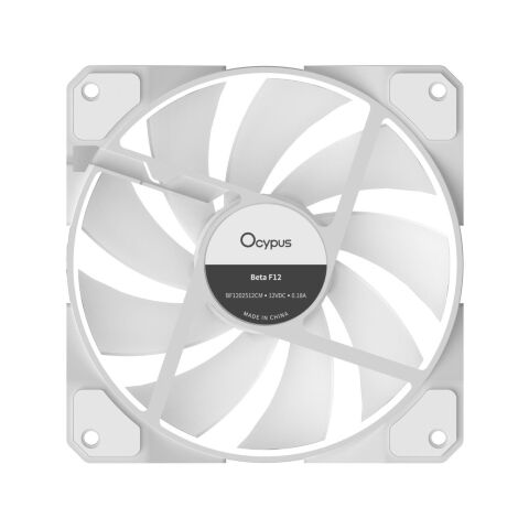 Кулер для корпуса OCYPUS BETA F12 WH ARGB (BETA-F12-WH1AM00X-GL) - Нулевой остаток (Feed) - Нулевой остаток (Feed)