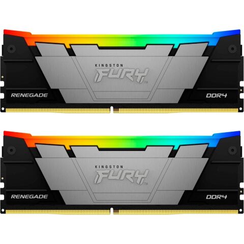 Модуль памяти для компьютера DDR4 32GB (2x16GB) 3200 MHz RenegadeRGB Kingston Fury (ex.HyperX) (KF432C16RB12AK2/32) - Модули памяти для компьютера - Модули памяти для компьютера