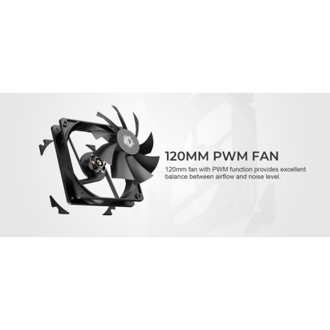 Кулер для процессора ID-Cooling SE-214-XT Black - Нулевой остаток (Feed) - Нулевой остаток (Feed)