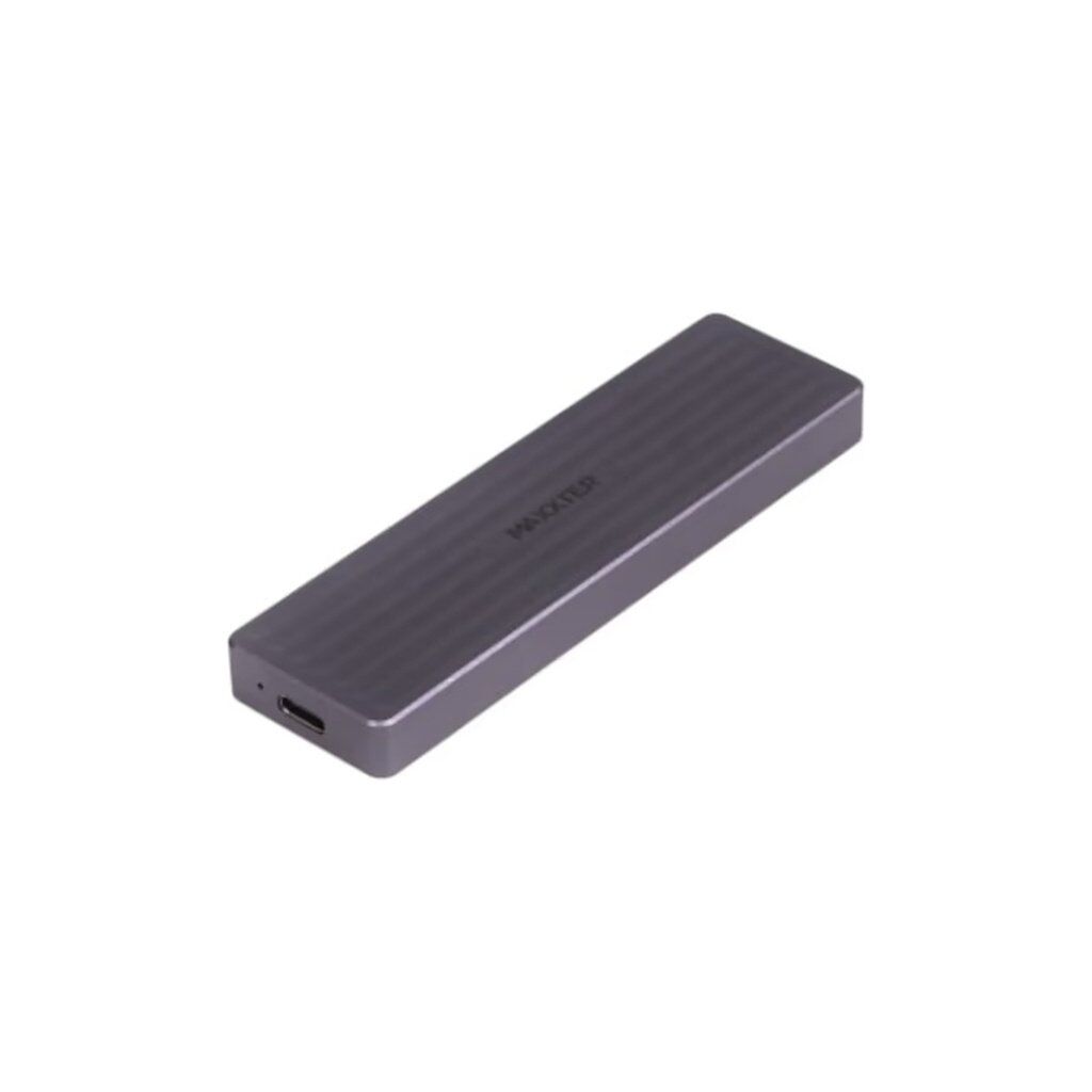 Карман внешний Maxxter M.2 NVMe & SATA SSD to USB-C 10Gbps black (EHDE-2280D-01)