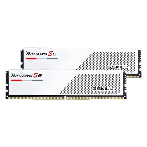 Модуль памяти для компьютера DDR5 32GB (2x16GB) 5200 MHz Ripjaws S5 White G.Skill (F5-5200J3636C16GX2-RS5W) - Модули памяти для компьютера  - Модули памяти для компьютера 
