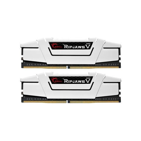 Модуль памяти для компьютера DDR4 32GB (2x16G) 3600 MHz RipjawsV White G.Skill (F4-3600C18D-32GVW) - Нулевой остаток (Feed)  - Нулевой остаток (Feed) 