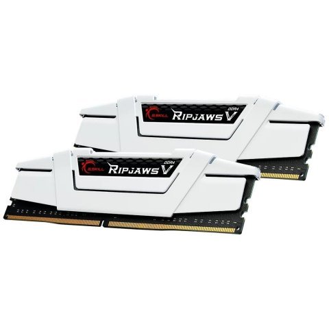Модуль памяти для компьютера DDR4 32GB (2x16G) 3600 MHz RipjawsV White G.Skill (F4-3600C18D-32GVW) - Нулевой остаток (Feed)  - Нулевой остаток (Feed) 