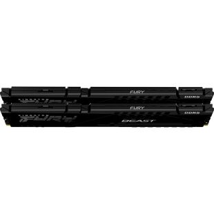 Модуль памяти для компьютера DDR5 32GB (2x16GB) 6000 MHz Beast Black EXPO Kingston Fury (ex.HyperX) (KF560C30BBEK2-32)