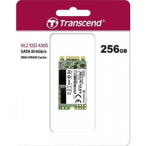 Накопитель SSD M.2 2242 256GB Transcend (TS256GMTS430S) - Внутренние SSD  - Внутренние SSD 