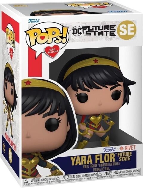 Фігурка Funko DC Heroes Pops with Purpose Rivet Yara Flor фанко SE - -