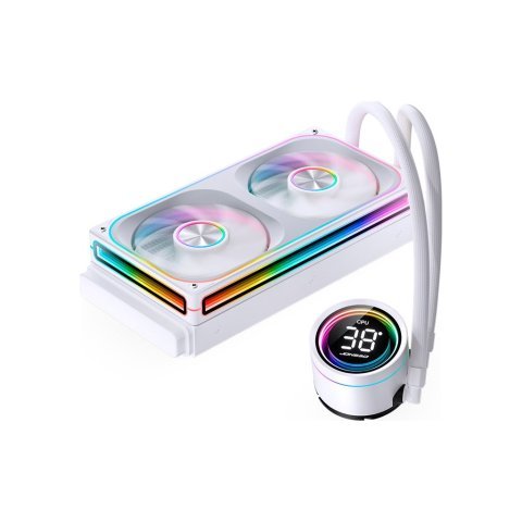 Система жидкостного охлаждения JONSBO TH-240 White - Системы водного охлаждения  - Системы водного охлаждения