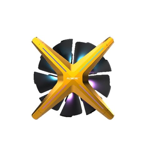 Кулер для корпуса Alseye X12 (Yellow Push) (AS.04.03.0028) - Вентиляторы к корпусам - Вентиляторы к корпусам