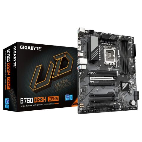 Материнская плата GIGABYTE B760 DS3H GEN5 - Нулевой остаток (Feed)  - Нулевой остаток (Feed) 