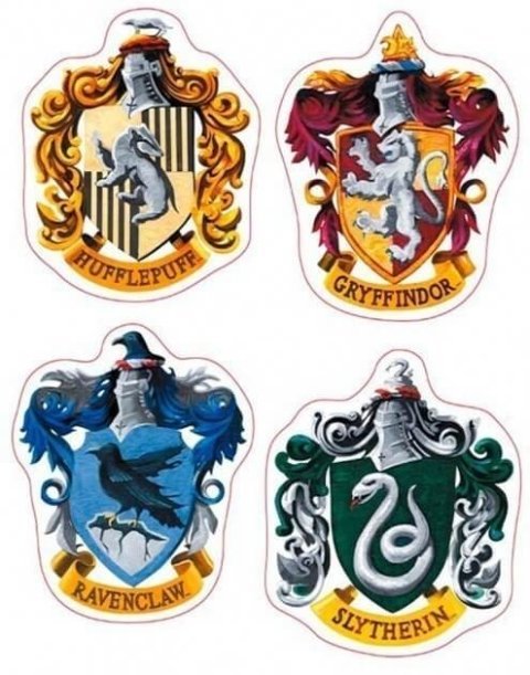 Наклейки ABYstyle Harry Potter Hogwarts Houses (Гаррі Поттер) Хогвартс - -