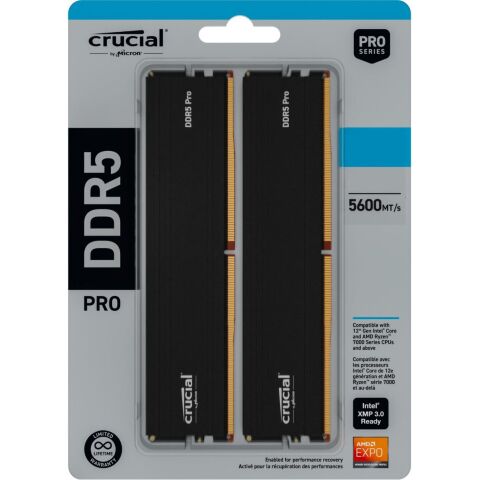 Модуль памяти для компьютера DDR5 64GB (2x32GB) 5600 MHz Pro Micron (CP2K32G56C46U5) - Нулевой остаток (Feed)  - Нулевой остаток (Feed) 