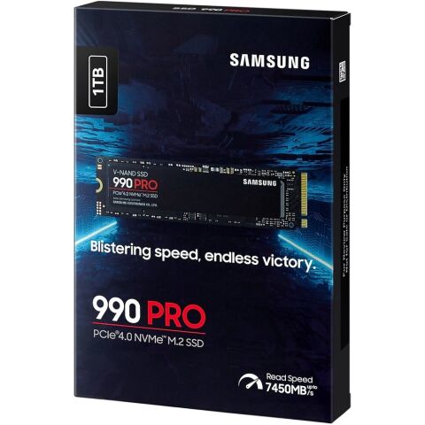 Накопитель SSD M.2 2280 1TB 990 PRO Samsung (MZ-V9P1T0BW) - Внутренние SSD - Внутренние SSD