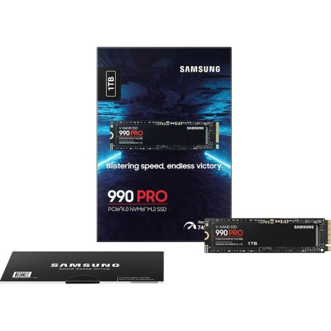 Накопитель SSD M.2 2280 1TB 990 PRO Samsung (MZ-V9P1T0BW) - Внутренние SSD - Внутренние SSD