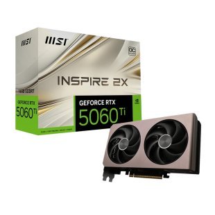 Видеокарта MSI GeForce RTX5060Ti 16Gb INSPIRE 2X OC (RTX 5060 Ti 16G INSPIRE 2X OC)